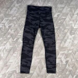 Athleta Black Camouflage Track Pants